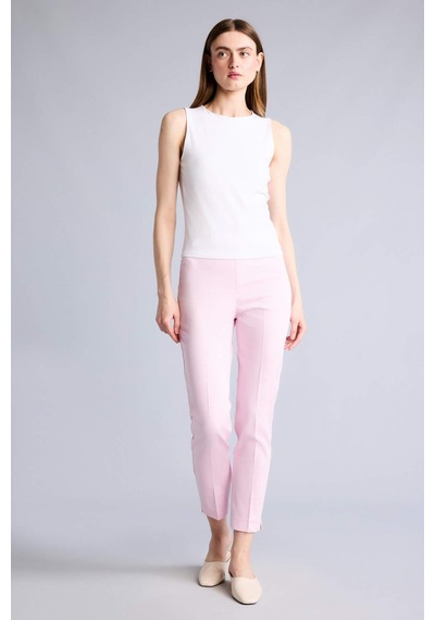 Defacto Sigaret Normal Bel Düz Paça Saten Pantolon J8743az26sppn633 Pembe-pn633
