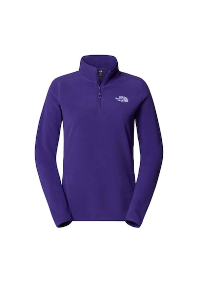 The North Face W 100 Glacıer Kadın Yarım Fermuar Polar Nf0a855mnl41 Eflatun