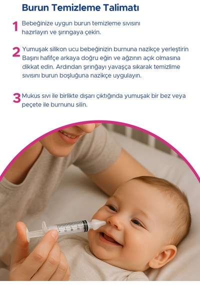 Burun Yıkama Şırıngası Silikon Yedek Ucu