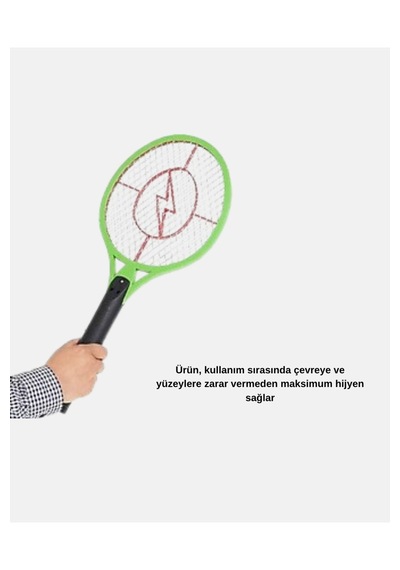 Taşınabilir Elektronik Sineklik Üç Katmanlı Güvenli Izgara Ve Kimyasız Koruma -