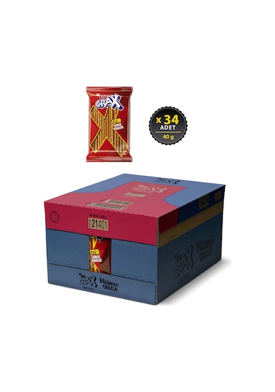 Eti Crax Sade Çubuk Kraker 34 x 40 G