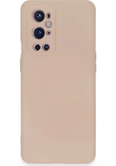 Gld-spt- Newface One Plus 9 Pro Kılıf Nano İçi Kadife Silikon - Pudra