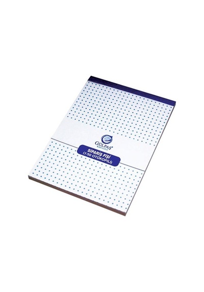 Sipariş Fişi Otokopili 1/50 Küçük 12x16 - 6 Adet
