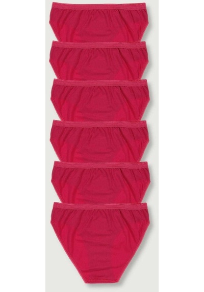 Kadın Siyah 6'lı Paket Bikini Külot Elf568t0635ccm6 001