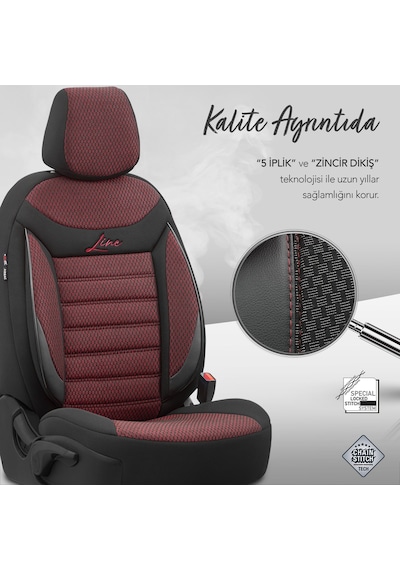 Otom Line Design Ekstra Destekli Oto Koltuk Kılıfı 550066786