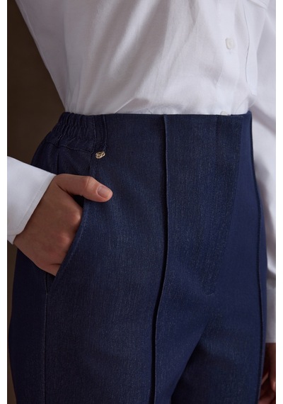 Aker Denim Görünümlü Pantolon Lacivert Lacivert