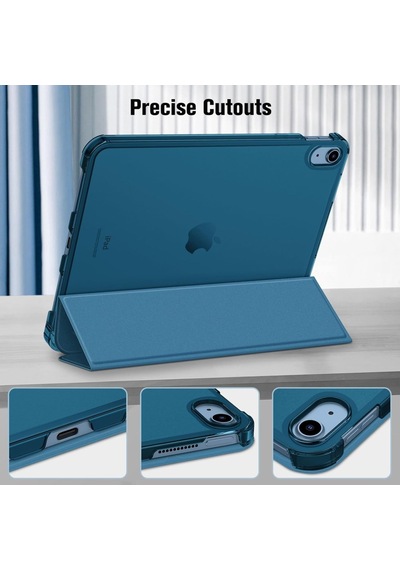 Apple Uyumlu iPad Air 4/5 10.9inç Kılıf Flip Cover Kalem Bölmeli Pc Case 10.nesil Değil Kılıf