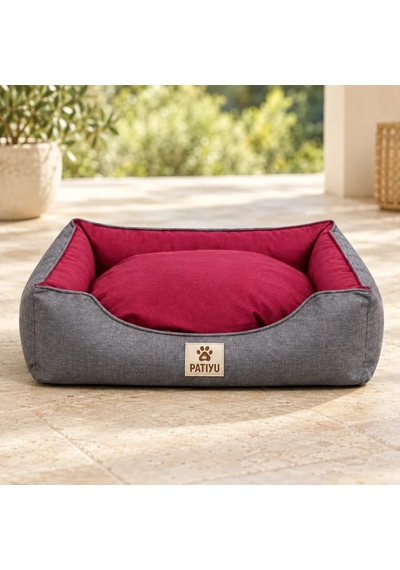 Patiyu Aura Premium Yatak - Bordo / Large