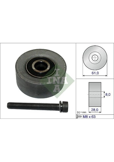 V Kayış Gergi Rulmanı - Fiat Stilo, Croma, 159 - Schaeffler-ına-532047210