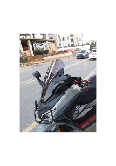 Motocam Honda Forza 250 Ön Cam 2021-2026 Model 47cm Füme Renkli 4mm Uzun