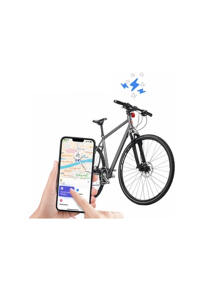 Micflip P20 Bisiklet Reflektörü Suya Dayanıklı Akıllı Takip Cihaz Özellikli Kırmızı