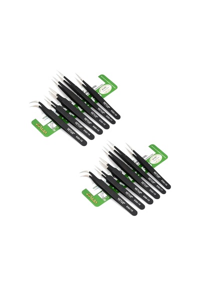 12 Parça Esd Elektronik Tamirci Cımbız Seti
