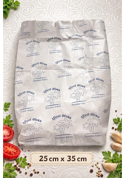 Poğaça Simit Gevrek Kese Kâğıdı Büyük Boy 16 X 35 Cm 1 Kg