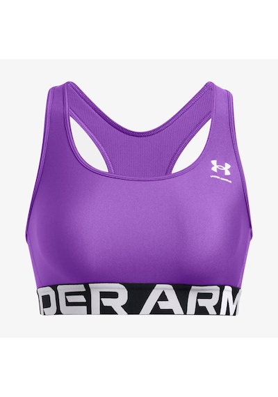 Under Armour Heat Gear Mid Kadın Mor Antrenman Bra 1383544 Mor
