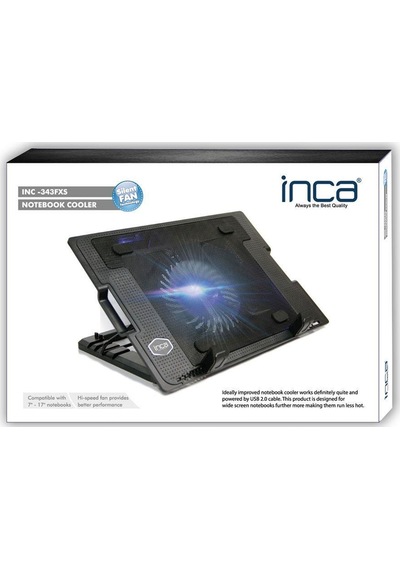 Inca Inc-343fxs Fanlı Notebook Siyah Soğutucu Stan-188333
