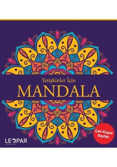 Yetişkinler İçin Mandala - Mor