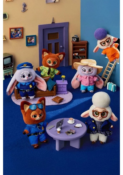 Zootopia Peluş Sürpriz Kutu Blind Box Koleksiyon Serisi Rastgele Model