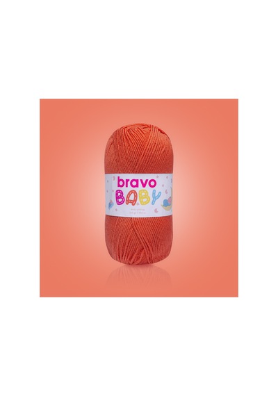 Baby Tüylenmez Anti Pilling Bebek Yünü 100 Gr 250 Metre Renk Kodu: 455 Tarçın