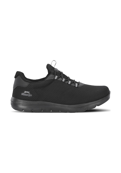 Slazenger Flex Fıt I Erkek Büyük Beden Siyah / Siyah Koşu & Yürüyüş Spor Ayakkabısı