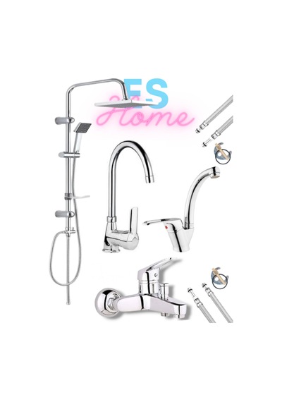 Tepe Robot Duş Seti - Banyo - Lavabo - Mutfak Eviye Bataryası Musluğu Full Set Diğer