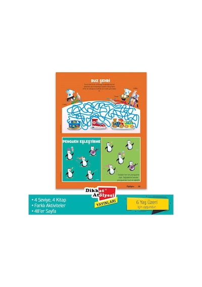 Highlights Puzzlemania Favori Puzzle 4'lü Set Dikkat Atölyesi