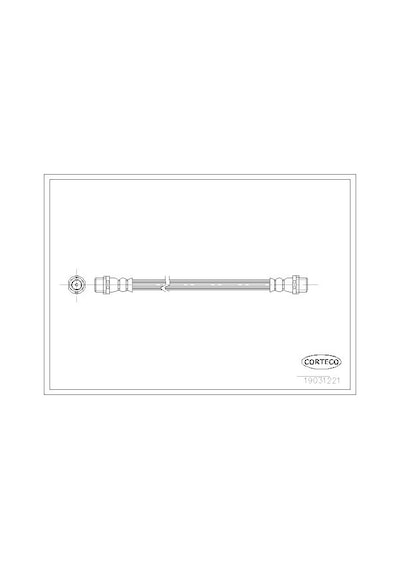 Corteco 19031221 Fren Hortumu Arka Mercedes Sprınter B904 B905 . Vw Lt 28-46 A9044280435-2d0611775a