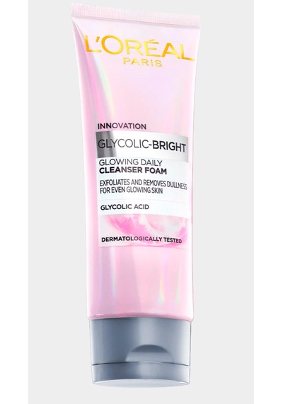 L'oréal Paris - Glikolik Asitli Parlatıcı Günlük Temizleyici Köpük - 100 Ml