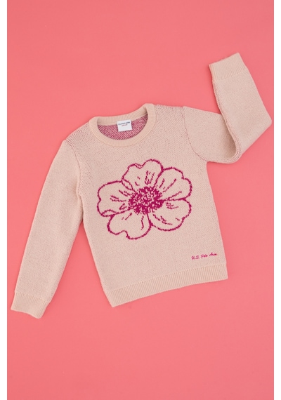 U.s. Polo Assn. Kız Çocuk Açık Pembe Kazak /triko 50316353-vr078 Acık Pembe