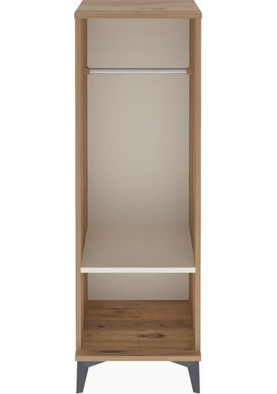 Arges Dolap Tek Raflı Tek Askılı 44x30x134 Çam-aytaşı Çam