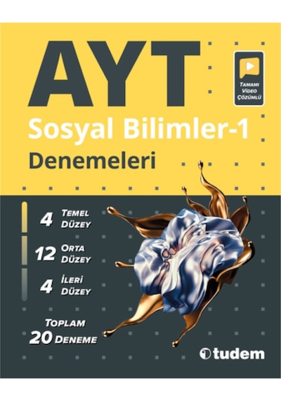 AYT Sosyal Bilimler-1 Denemeleri -  Tudem Yayınları