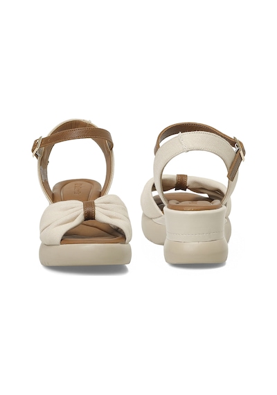 Polaris 327558.z Bej Kadın Dolgu Topuk Sandalet 000000000102251220