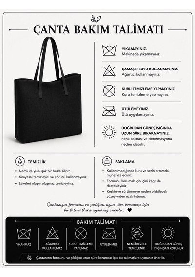 Housebags Dora Nubuk Su Geçirmez Büyük Boy Kadın El Ve Omuz Çantası Siyah