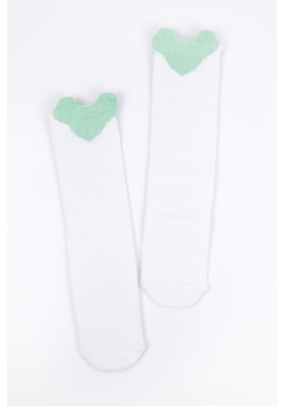 Le Mabelle Mint Kalpli Kız Çocuk Çorap Mint