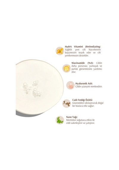 Niasinamid & Retinol & Hyaluronik Asit Içeren Yüz Serumu - Perfect Skin Serum