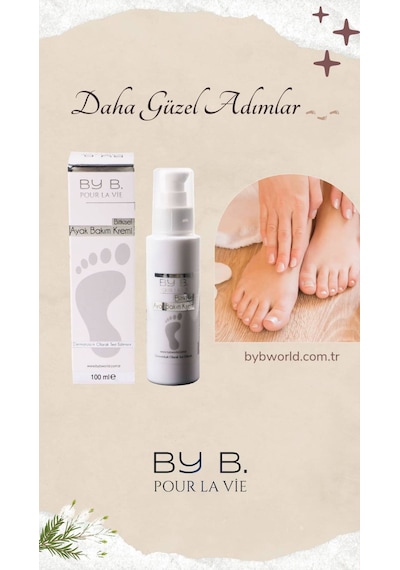 By B. Pour La Vie Bitkisel Ayak Bakım Kremi 100ml