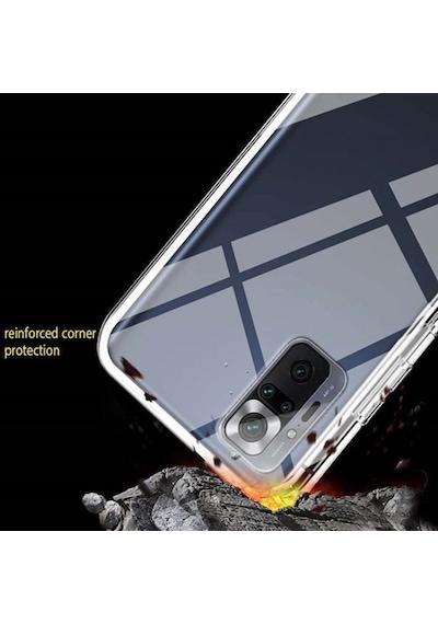 Xiaomi Redmi Note 10 Pro 360 Kilif Seffaf Ön Arka Korumali Siliko 397177708