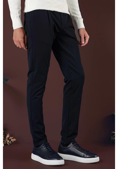 Efor P 1131 Slim Fit Lacivert Spor Pantolon Lacivert