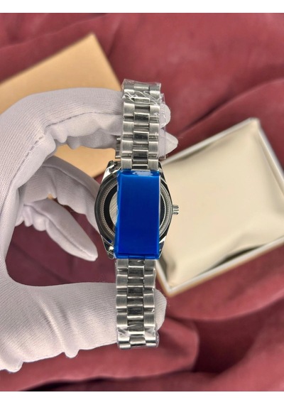 Pembe Kadranlı Datejust Kadın Kol Saati Gümüş