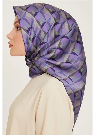 Armine Sura Saf İpek Eşarp 9204d 37 Çok Renkli