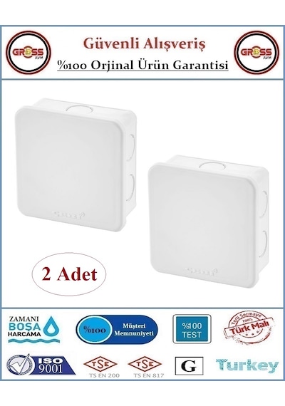 Çebi Kare Antigron Buat Kutusu - 85x85x40mm - 2 Adet