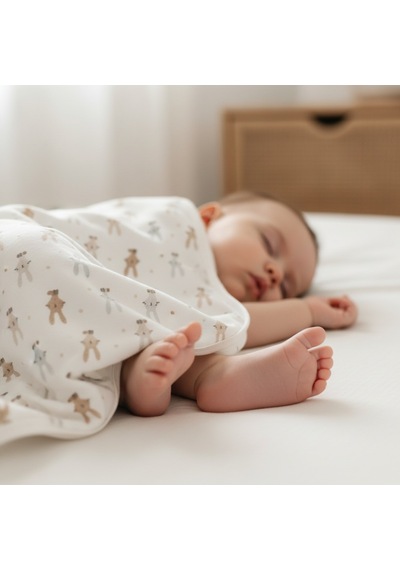 Unisex Yenidoğan Bebek %100 Pamuk Tavşan Temalı Battaniye Renkli