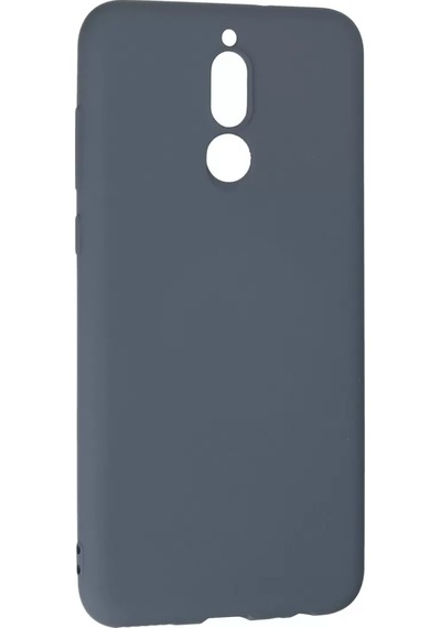 Newface Huawei Mate 10 Lite Kılıf Nano İçi Kadife Silikon - Gri