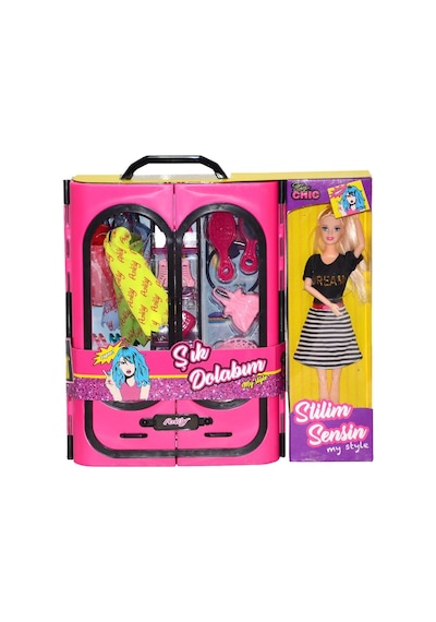 02441 Oydaş, Anlily Bebek Ve Elbise Dolabı - Wugt-890240 1 Adet