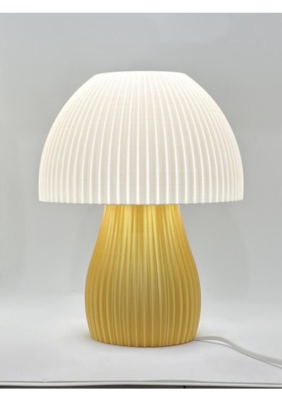 Elegant Abajur - Özel Tasarım Modern Ve Şık Masa Lambası - Gold Beyaz - Gold