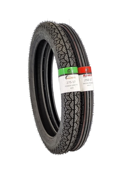 Honda Cup  Rks Winnner  Mondial  275-17 Tt Ve 250-17 Tt Tubetype Lastik Set