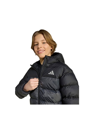 Adidas J Sd Aop Jkt Çocuk Günlük Mont Jl7399 Siyah Siyah