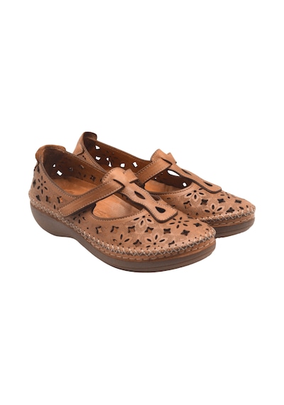 Kadın Comfort Deri Sandalet Taba 25190242y Taba