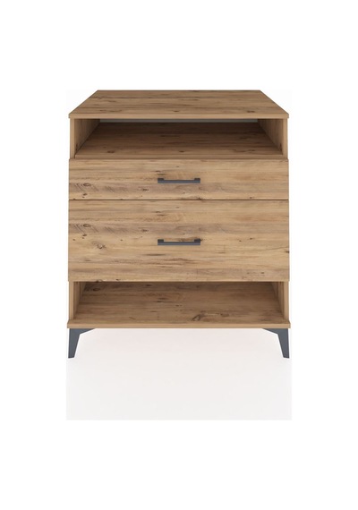 Kronos Şifonyer Tek Raflı 2 Çekmeceli 88x59x96 Çam-çam Atlas Çam