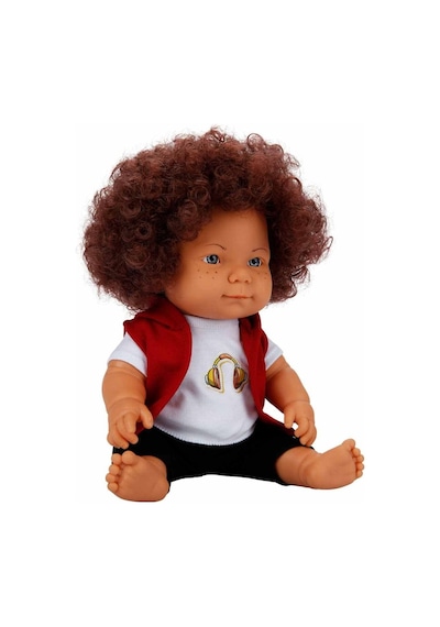 NessiWorld Kıvırcık Saçlı Curly Bebek 35 Cm Çok Renkli