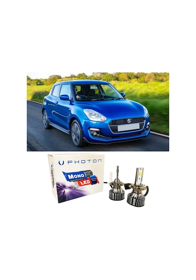 Suzuki Swift 3 Sis Far Ampulü H11 Mono Yeni Seri Beyaz 2017-2020